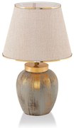 Lampa stołowa w kremowo-złotym kolorze (wysokość 47 cm) – Opviq lights