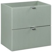 Szałwiowa szafka pod umywalkę z szufladami F2-W34