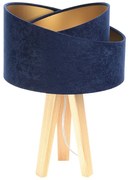 Granatowa lampka stołowa na trójnogu - 4X A354 H6-D53