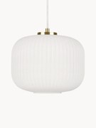 Lampa wisząca ze szklanym kloszem Sober