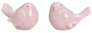 Ceramiczny ptaszek BIRDAMIC 9 cm - różne warianty Kolor: Różowy