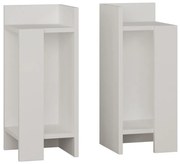 Stolik nocny Elos White, 2 szt.