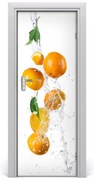 Naklejka na drzwi samoprzylepna Pomarańcze