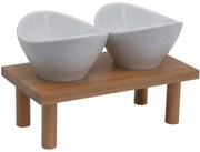 Zestaw miseczek na przekąski z bambusową podstawką