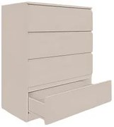 Komoda BASIC 4 szuflady – Kaszmir | 80x97x40 cm