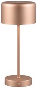 Lampa stołowa LED w kolorze miedzi ze ściemniaczem (wys. 30 cm) Jeff – Trio