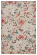 Beżowy dywan odpowiedni do prania 152x230 cm Pipa Floral – Catherine Lansfield