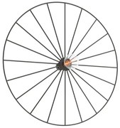 Czarny industrialny plafon kinkiet druciany 45 cm - 13X A193 T8-D71