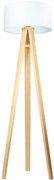 Lampa stojąca HOME 40 biała/sosna BPS KONCEPT