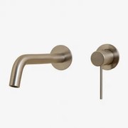 Bateria Zlewozmywakowa Podtynkowa Orveta Z Mosiądzu Szczotkowana Szarość - Sklum