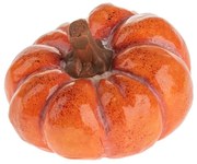 Jesienna dynia ceramiczna, 10 x 7 cm, pomarańczowy