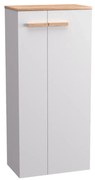 Szafka średnia L-WOOD 50 cm biały połysk KROFAM