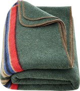 Wełniany Koc Kempingowy SucceBuy, 162,56 cm x 223,52 cm, Ciepły na Wędrówki, Podróże, Biwak, Tekstura