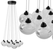 LAMPA SUFITOWA MS024-13CP Czarna