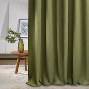 Zasłona zaciemniająca na taśmie marszczącej blackout strukturalny zielony 140 x 280 cm 1 szt.