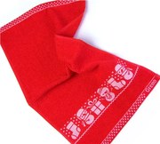 Ręcznik świąteczny Greno Let It Snow 30x50 cm czerwony 400 g/m² GRENO