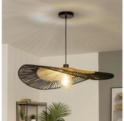 BRILAGI - Żyrandol LED na przewodzie CERIA BOHO 1xE27/40W/230V śr. 80 cm czarny/brązowy