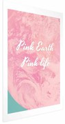Plakat Pink Earth 60x90 cm bez ramy z marginesem ARTGEIST B