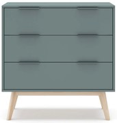 Szarozielona komoda 80x83x40 cm Pisco – Marckeric
