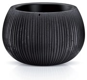 Donica ogrodowa Beton Bowl 24 cm czarny PROSPERPLAST