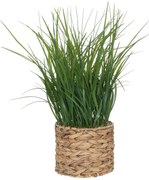 Sztuczna trawa w doniczce z hiacyntu wodnego, wys. 70 cm