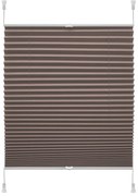 Brązowa roleta 97x150 cm Plisé Verona – Gardinia