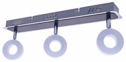 Lampa sufitowa, potrójna, koła, kierunkowe SOLE 15W LED