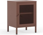 Bordowa szafka nocna Fayna – Marckeric