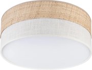 Lampa sufitowa SIRJA DOUBLE BOHO 2xE14/15W/230V, śr. 35 cm, beżowa/kremowa