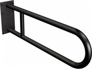 Uchwyt półokrągły stały czarny