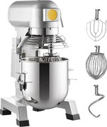 Mikser stojący SucceBuy ze stali nierdzewnej, komercyjny mikser do ciasta SucceBuy 30 qt, 3 prędkości, 1100 W, komercyjny mikser stojący