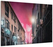 Obraz fajerwerków w Marsylii (70x50 cm)