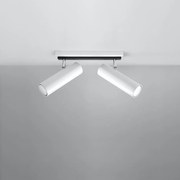 Biała lampa sufitowa 6x30 cm Mira – Nice Lamps