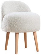 Taboret MIKI, śr. 46 cm, biały