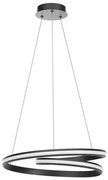 Redo 01-4362 - LED ściemnialny żyrandol na lince TORSION LED/40W/230V czarny