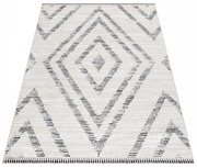 Dywan poliestrowy Berber skandynawski kremowy 120 cm x 170 cm