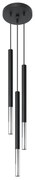 Sollux SL.0887 - Żyrandol na lince MOSAIC 3xG9/12W/230V czarny/chrom