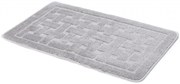 Popielaty dywanik do łazienki w nowoczesny wzór M2-P65