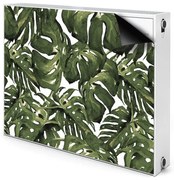 Mata z nadrukiem na kaloryfer Liść Monstera
