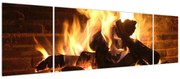Obraz - Ogień (170x50 cm)