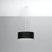 Żyrandol SKALA 30 czarny SOLLUX  LIGHTING