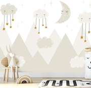 Fototapeta - Góry, beżowa (196x136 cm)