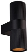 Nordlux - Kinkiet zewnętrzny KYKLOP 2xGU10/25W/230V IP54 czarny