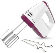 Heinner HM-400BG - Mikser ręczny 400W/230V biały/fioletowy