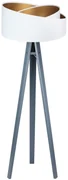 Lampa stojąca GEMSTONE biała/złota/szara BPS KONCEPT