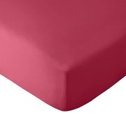 Ciemnoróżowe prześcieradło z gumką 150x200 cm So Soft Easy Iron – Catherine Lansfield