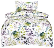 Biała pościel jednoosobowa z satyny bawełnianej 140x200 cm Savoy – My House