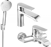 Mexen Pecos R75 zestaw wannowy, chrom - 72703R75-00