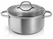 Tescoma Garnek z pokrywką SteelCRAFT 24 cm, 5 l, 5 l