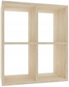 Niski nowoczesny regał stojący dąb sonoma C5-W61